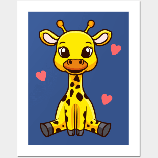 Baby Giraffe Posters and Art